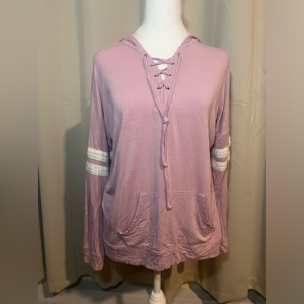 Pink Republic Long Sleeve Jersey With Tie Neck